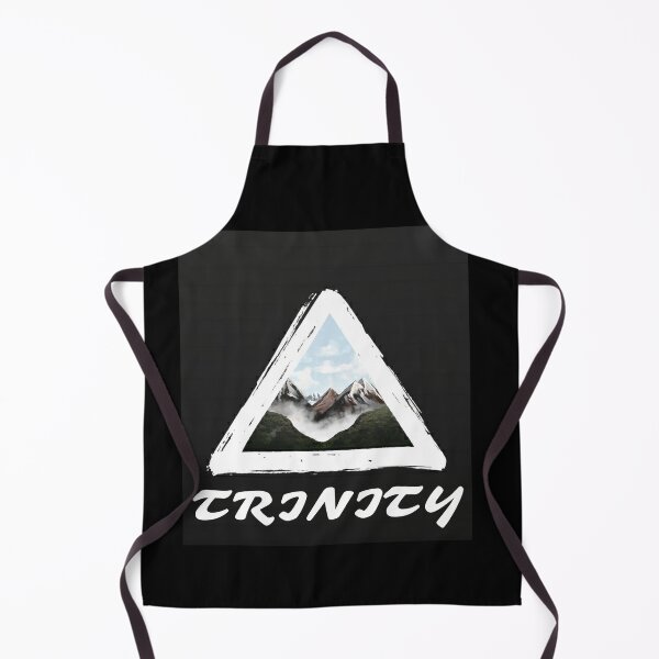 Item preview, Gods TRINITY  in triangle with universe and mountains christian happy cute  gifts  designed and sold by thankful-loco.