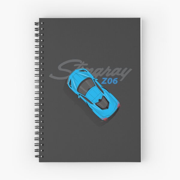 Item preview, Chevy Corvette C8 Blue Top Down Illustration designed and sold by blackdogshop.