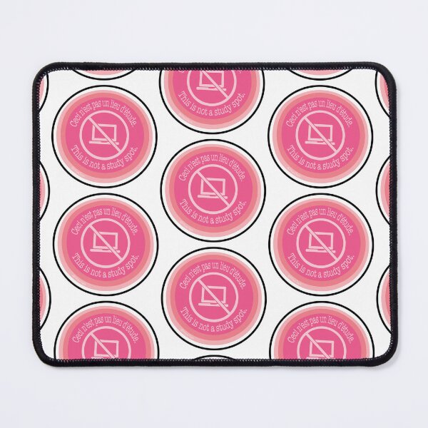 Item preview, Pretty in Pink Ceci N'est Pas Un Lieu D'Étude designed and sold by Heya Taya.