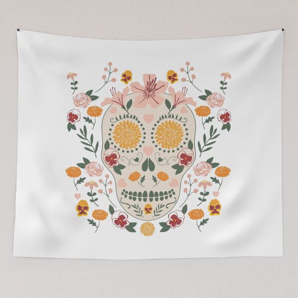 Item preview, Cottagecore Sugar Skull Spot Graphic designed and sold by StacySepulvado.