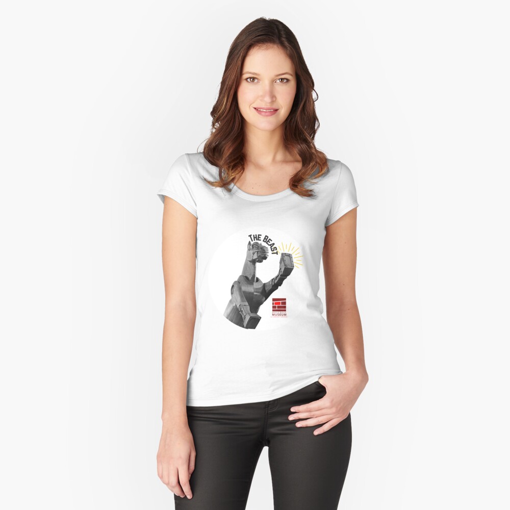 Item preview, Fitted Scoop T-Shirt designed and sold by MapleRidgeMus.