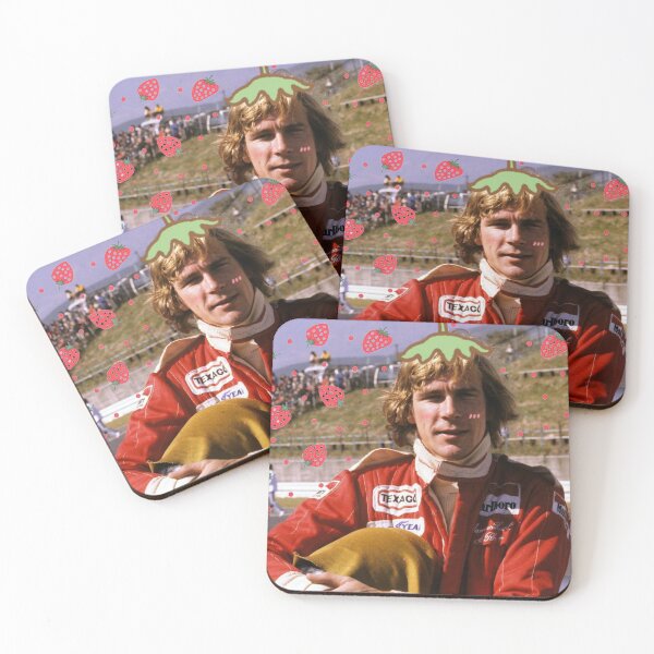 Item preview, James Hunt strawberry print designed and sold by cceridwenx.