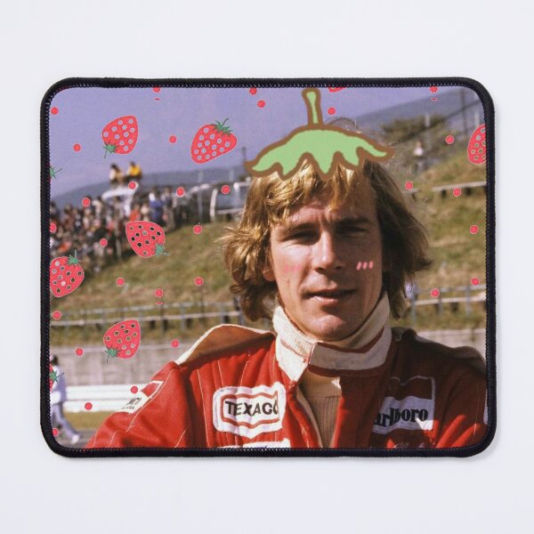 Item preview, James Hunt strawberry print designed and sold by cceridwenx.