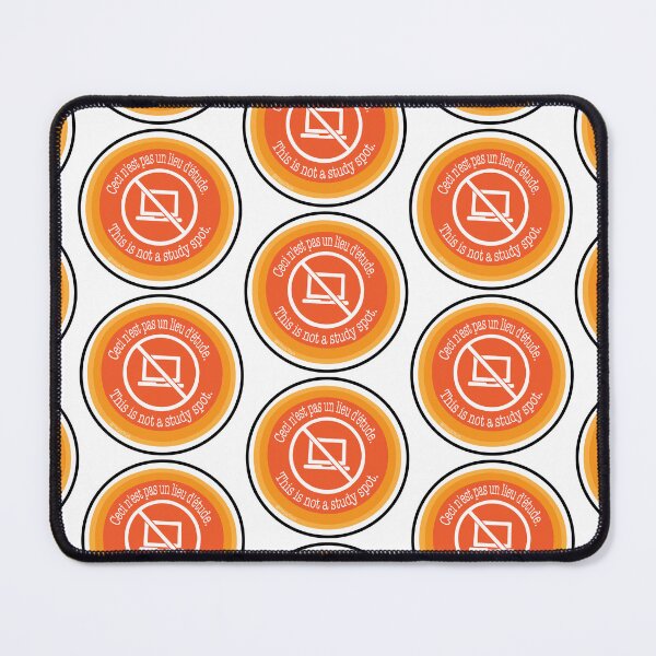 Item preview, Orange Ceci N'est Pas Un Lieu D'Étude designed and sold by Heya Taya.