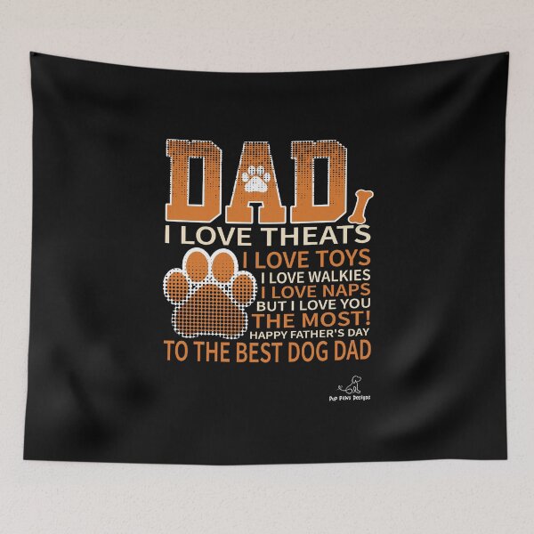 Item preview, Dog Dad I Love Teats, Great Gift for Dog Lovers! designed and sold by EldersRULE.
