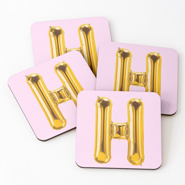 Item preview, Golden Foil Balloon 3D Letter H Initial designed and sold by mheavnercreative.