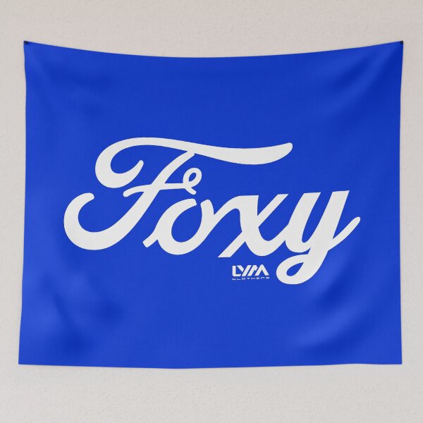 Aperçu de l'œuvre Foxy en blanc créée et vendue par leaveyourmark.