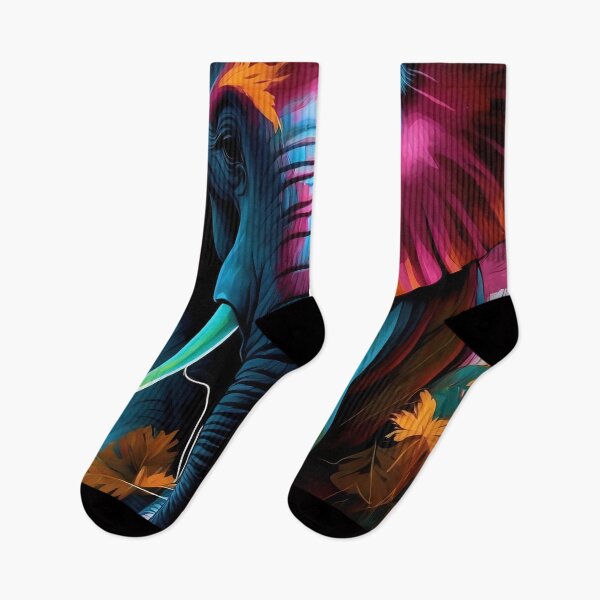 Item preview, Enchanted Elephant: Vibrant Colours in Nature's Majesty designed and sold by ArtComixHaven.