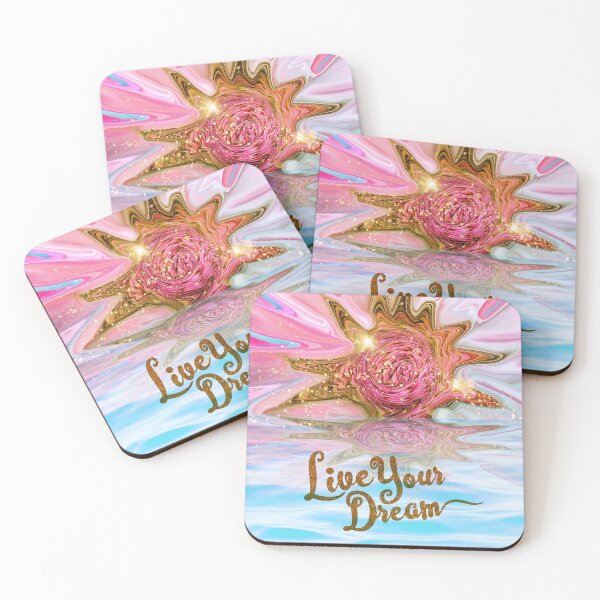 Item preview, Live Your Dream - Rose Flower power designed and sold by MagaliC.
