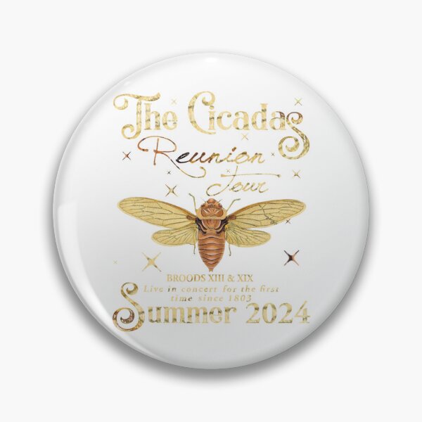 Item preview, Funny The Cicadas Reunion Tour Summer 2024 T-Shirt designed and sold by Goo2design.