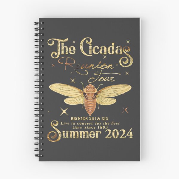 Item preview, Funny The Cicadas Reunion Tour Summer 2024 T-Shirt designed and sold by Goo2design.