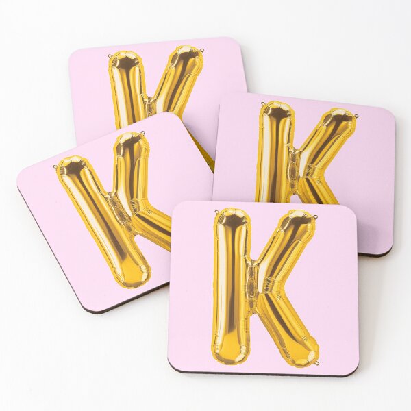 Item preview, Golden Foil Balloon 3D Letter K Initial designed and sold by mheavnercreative.