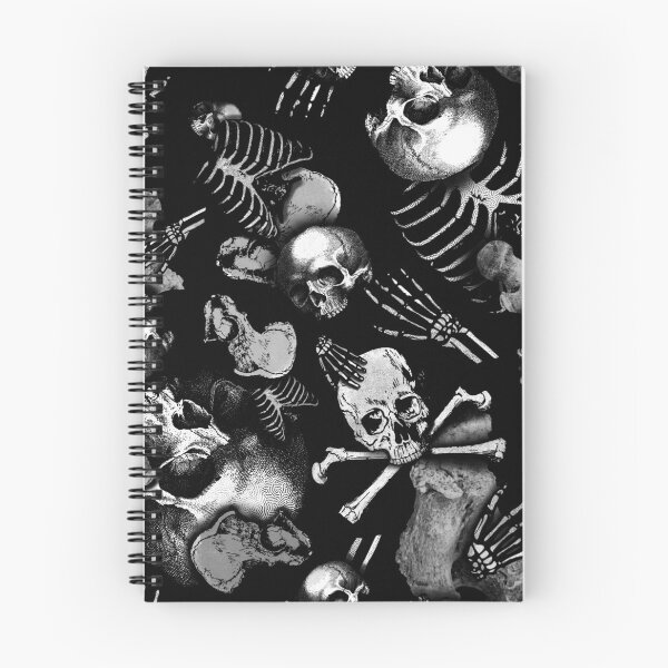 Item preview, Calavera y huesos negros designed and sold by LadyDotDesign.