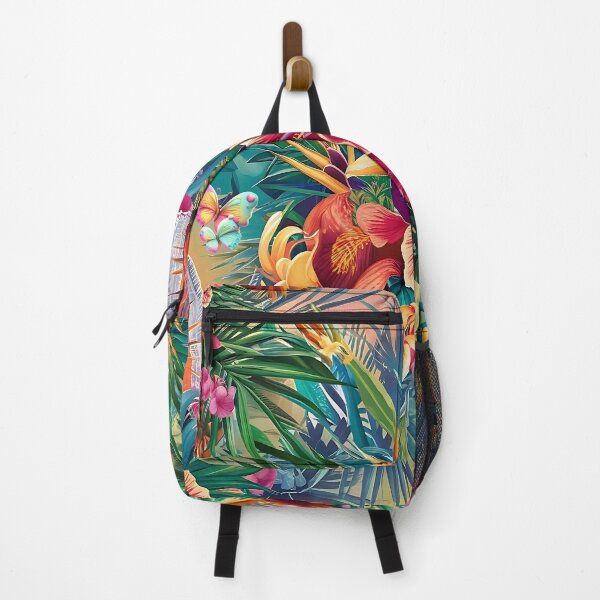 Item preview, Floral Colorful Tropical Flowers and Plants Summer Seamless Pattern Design designed and sold by Raise2Shine.