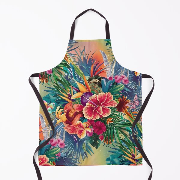 Item preview, Floral Colorful Tropical Flowers and Plants Summer Seamless Pattern Design designed and sold by Raise2Shine.