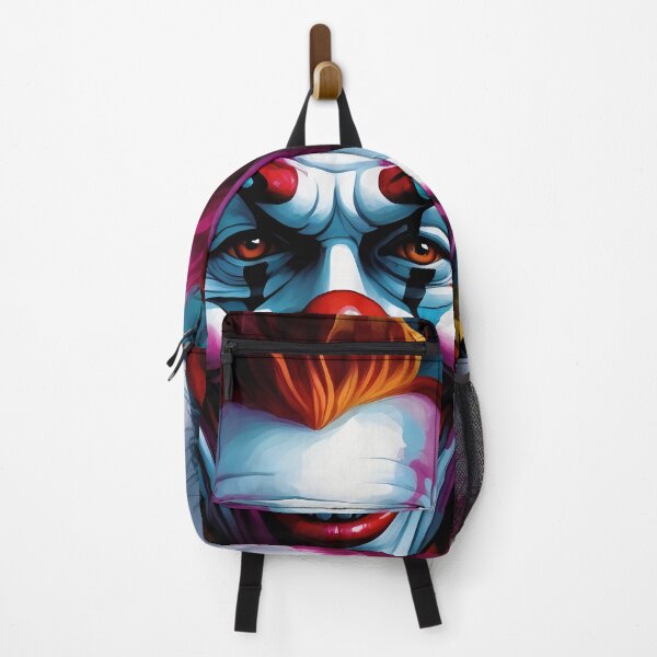Item preview, Eerie Clown Vibrant Colours, Chilling Expression designed and sold by ArtComixHaven.