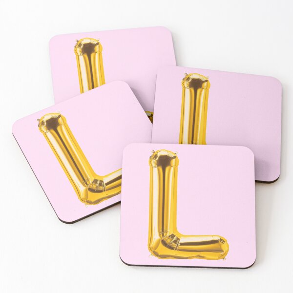 Item preview, Golden Foil Balloon 3D Letter L Initial designed and sold by mheavnercreative.