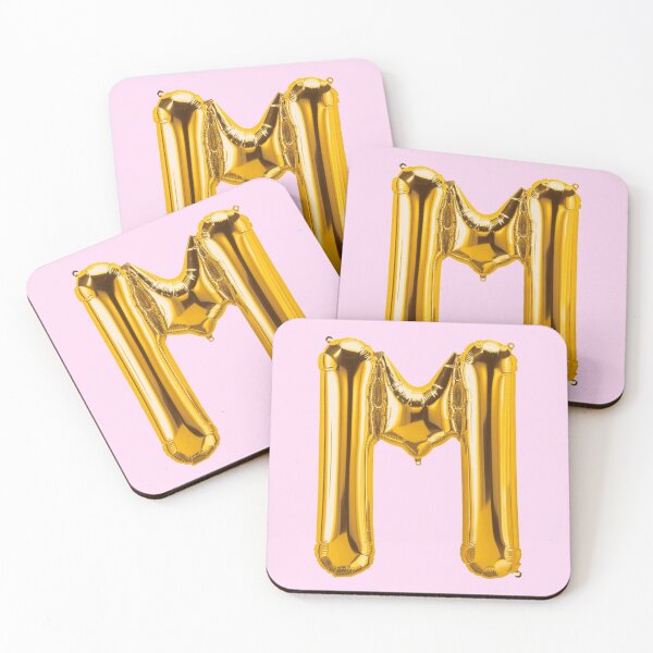 Item preview, Golden Foil Balloon 3D Letter M Initial designed and sold by mheavnercreative.