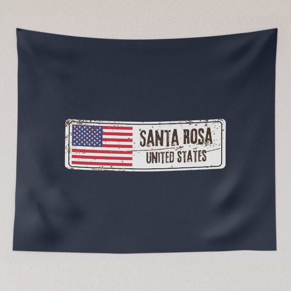 Item preview, Santa Rosa USA Flag – California Wine Country designed and sold by jeshands.