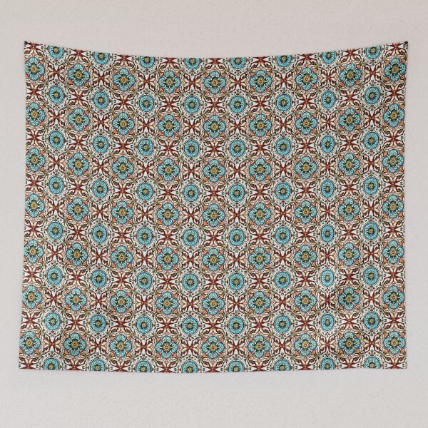 Item preview, Grand Fair Floral Carousel Aerial Cymatics Multicolor Mandala 3X designed and sold by Zeporas Castle.