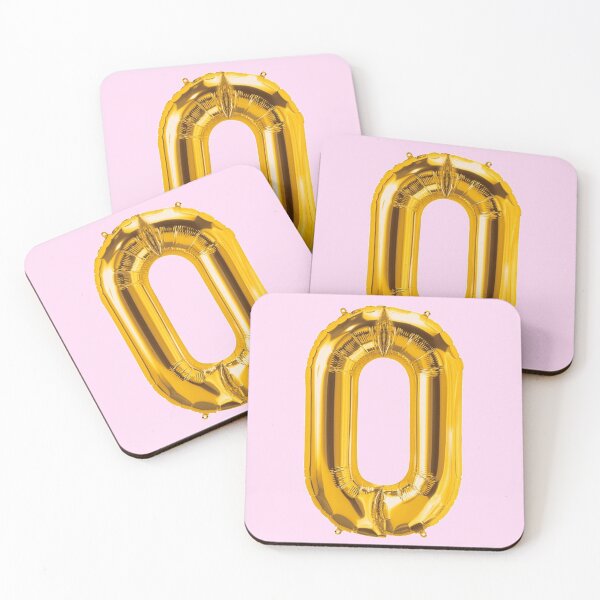 Item preview, Golden Foil Balloon 3D Letter O Initial designed and sold by mheavnercreative.