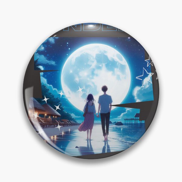 Item preview, Walking under the moon (anime) designed and sold by blalels.