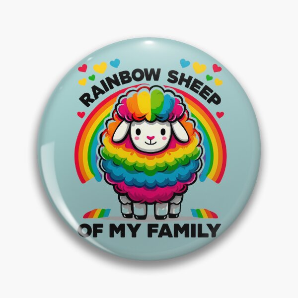 Item preview, Rainbow Sheep of This Family : Adorable Pride Art designed and sold by elynne9.