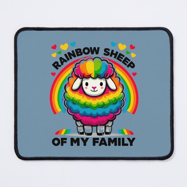 Item preview, Rainbow Sheep of This Family : Adorable Pride Art designed and sold by elynne9.