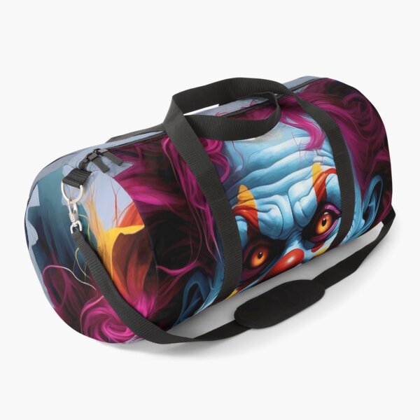 Item preview, Colourful Nightmare Vivid Creepy Clown Art designed and sold by ArtComixHaven.