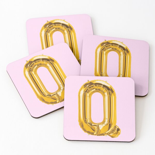 Item preview, Golden Foil Balloon 3D Letter Q Initial designed and sold by mheavnercreative.