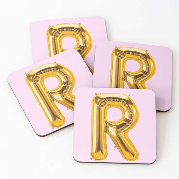 Item preview, Golden Foil Balloon 3D Letter R Initial designed and sold by mheavnercreative.