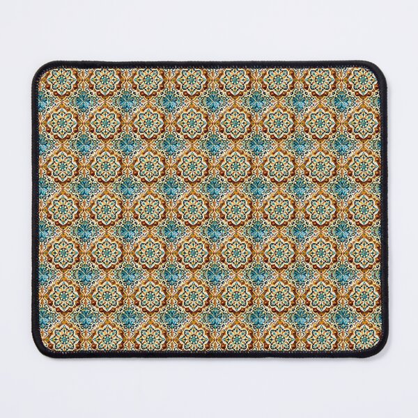 Item preview, Grand Fair Carousel Floral Teal & Gold Point Cymatics 3X designed and sold by Zeporas Castle.