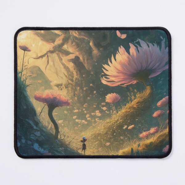 Item preview, Thatched Roof Cottage in a Flower Field designed and sold by BestArtByArvind.