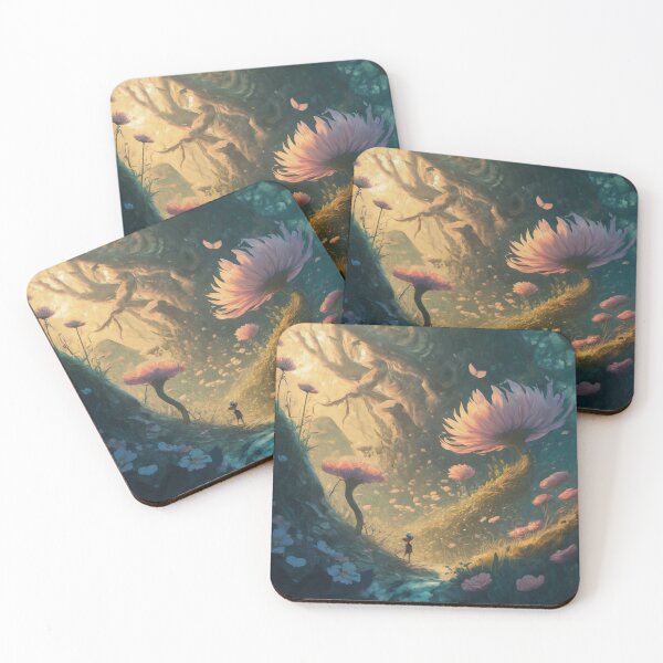 Item preview, Thatched Roof Cottage in a Flower Field designed and sold by BestArtByArvind.