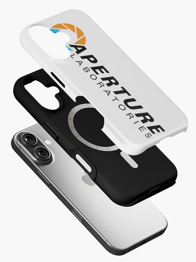 Aperçu 2 sur 4. Coque iPhone avec l'œuvre Laboratoires scientifiques Aperture - Portail créée et vendue par StreetArtiist.