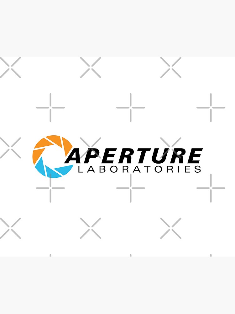 Aperçu 5 sur 5. Tapis de souris avec l'œuvre Laboratoires scientifiques Aperture - Portail créée et vendue par StreetArtiist.