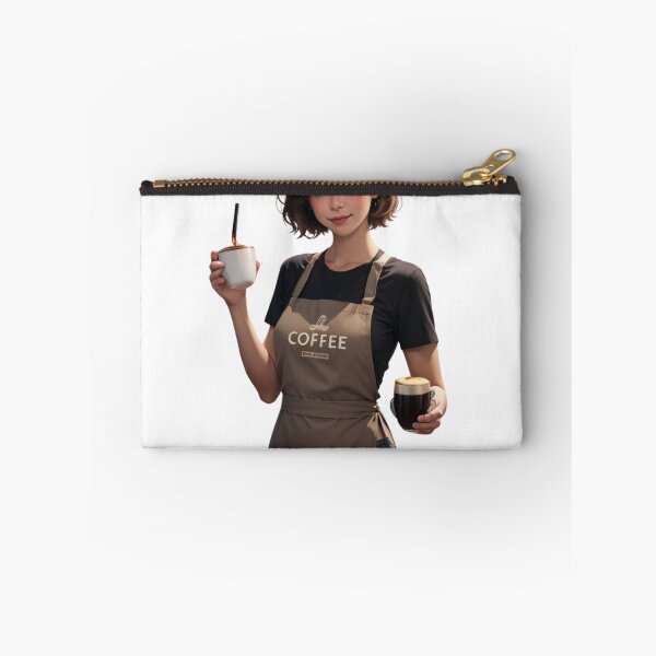 Item preview, AI-Generated Portrait of a Barista Girl designed and sold by EleganceStudio.