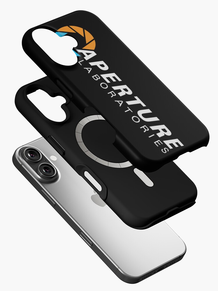 Aperçu 2 sur 4. Coque iPhone avec l'œuvre Laboratoires scientifiques Aperture - Portail créée et vendue par StreetArtiist.