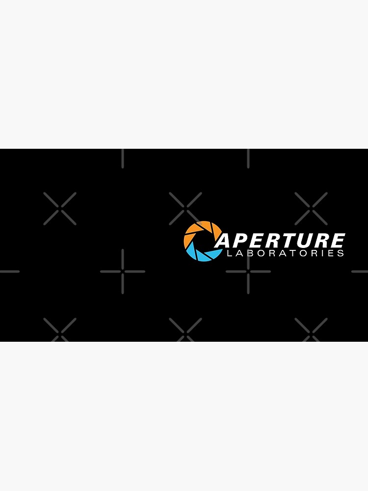 Aperçu 5 sur 5. Tapis de souris avec l'œuvre Laboratoires scientifiques Aperture - Portail créée et vendue par StreetArtiist.