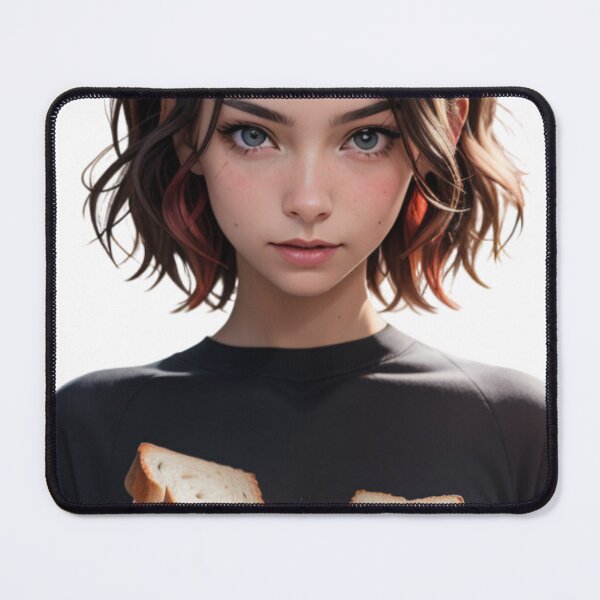 Item preview, AI-Generated Portrait of a Girl Making a Sandwich designed and sold by EleganceStudio.