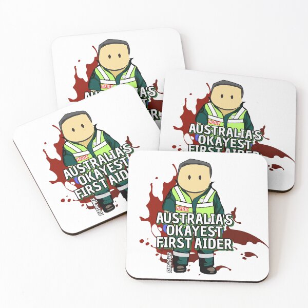 Item preview, Australia's Okayest First Aider - in Green! designed and sold by Flashover.