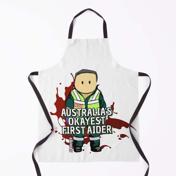 Item preview, Australia's Okayest First Aider - in Green! designed and sold by Flashover.
