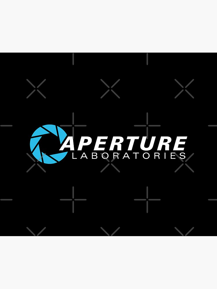 Aperçu 5 sur 5. Tapis de souris avec l'œuvre Laboratoires scientifiques Aperture - Portail créée et vendue par StreetArtiist.