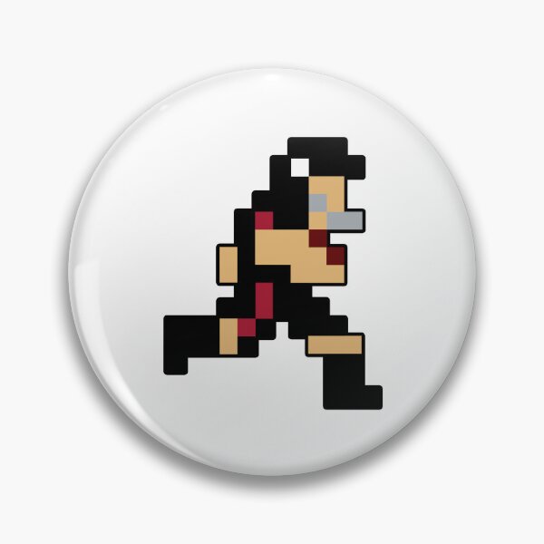 Item preview, 8-Bit Atlanta Retro Pixel Football Player designed and sold by Bo-Bros-Tees.