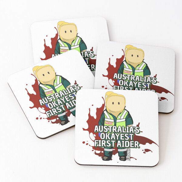 Item preview, Australia's Okayest First Aider - in Green! designed and sold by Flashover.