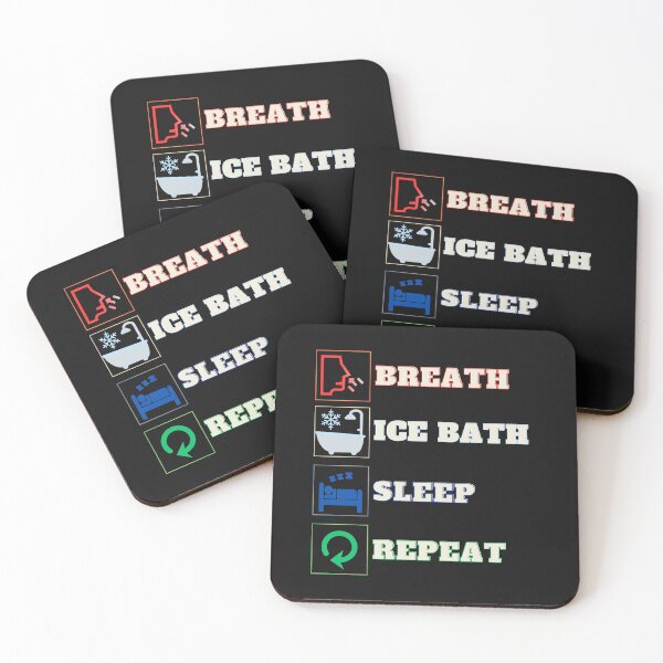 Item preview, Breath Ice Bath Sleep Repeat designed and sold by kozimster00.