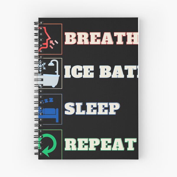 Item preview, Breath Ice Bath Sleep Repeat designed and sold by kozimster00.
