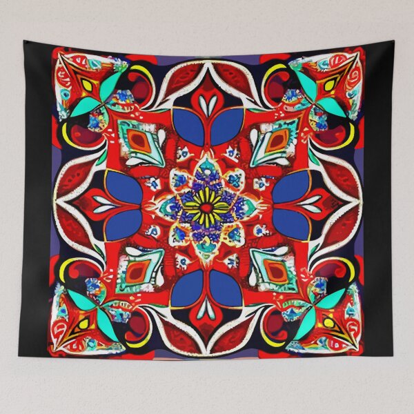 Item preview, Encuentro ceremonial de tapices designed and sold by Highlandkings.