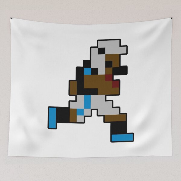 Item preview, 8-Bit Carolina Retro Pixel Football Player designed and sold by Bo-Bros-Tees.