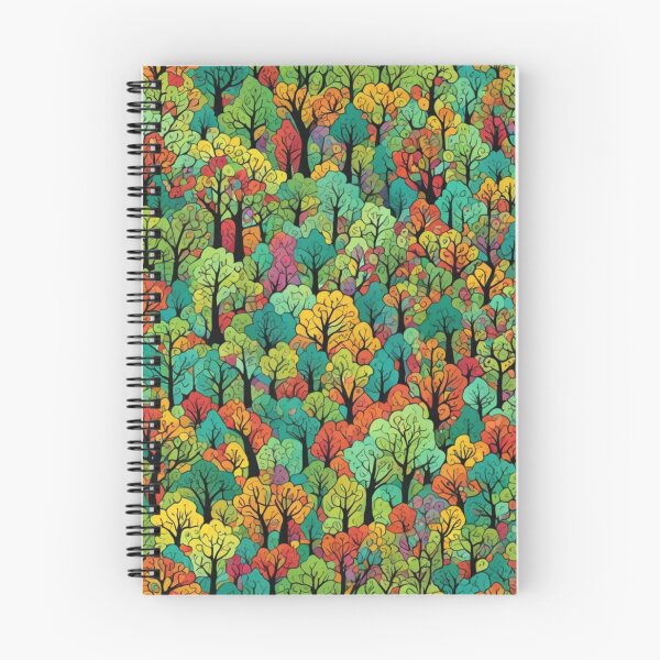 Artikelvorschau, Abstrakter bunter Wald von Bäumen entworfen und verkauft von calibrit.
